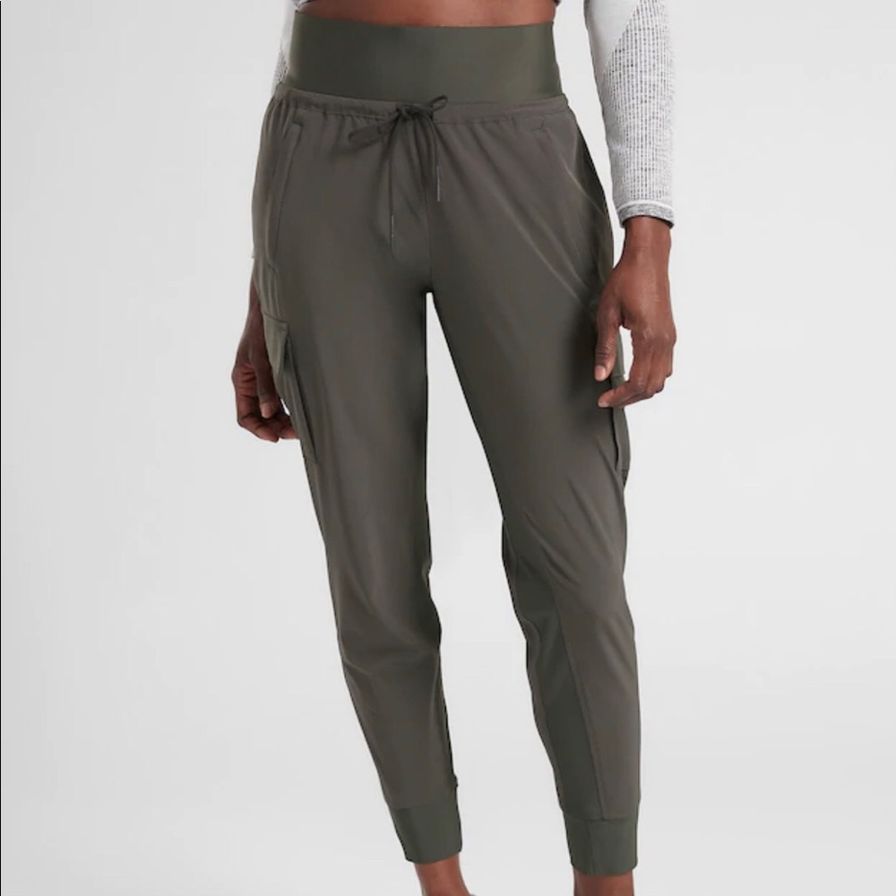 Olive Green Athleta Sutton Jogger - Size 8
